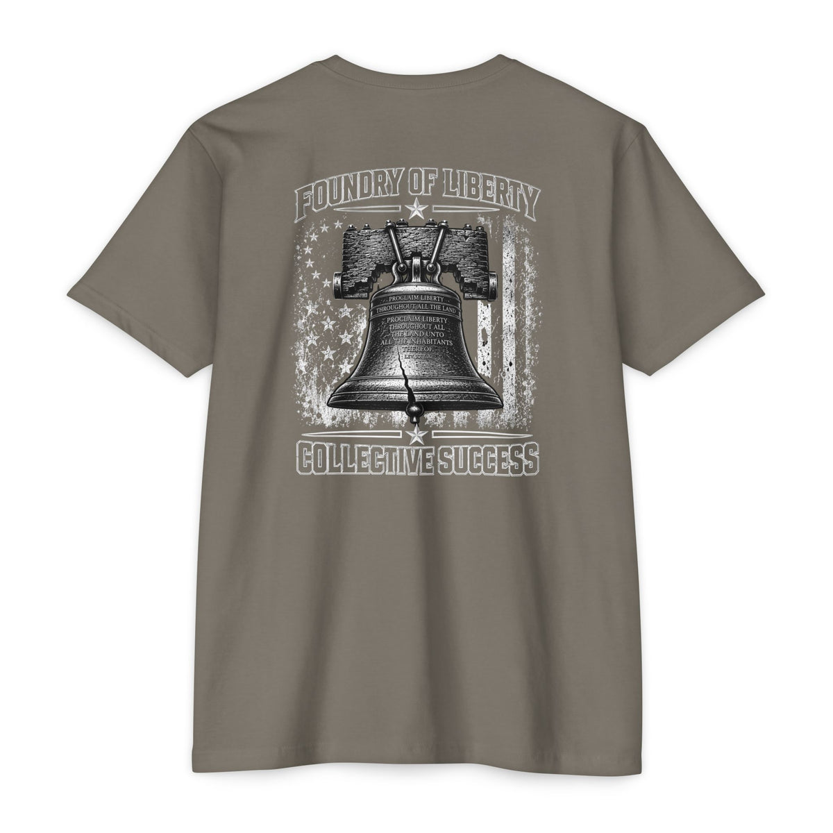 Foundry of Liberty "Collective Success" Bell T-Shirt — "Foundry of Liberty" Patriotic Graphic Tee