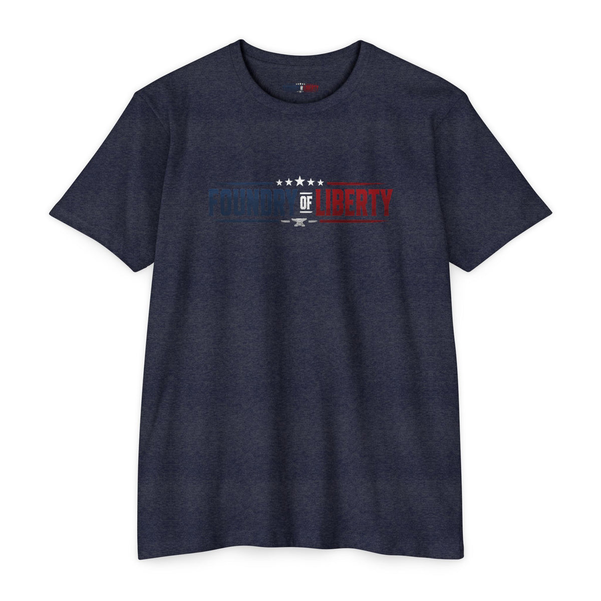 Foundry Liberty T‑Shirt — “Be the Change You Wish to See” Statue of Liberty Graphic
