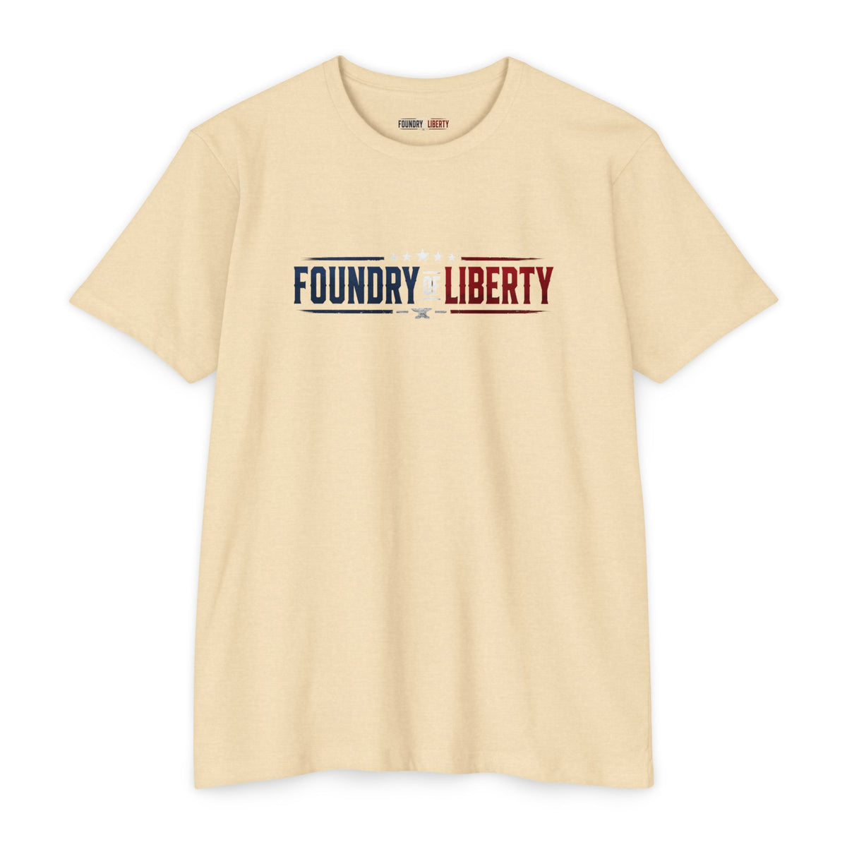Foundry Liberty T‑Shirt — “Be the Change You Wish to See” Statue of Liberty Graphic