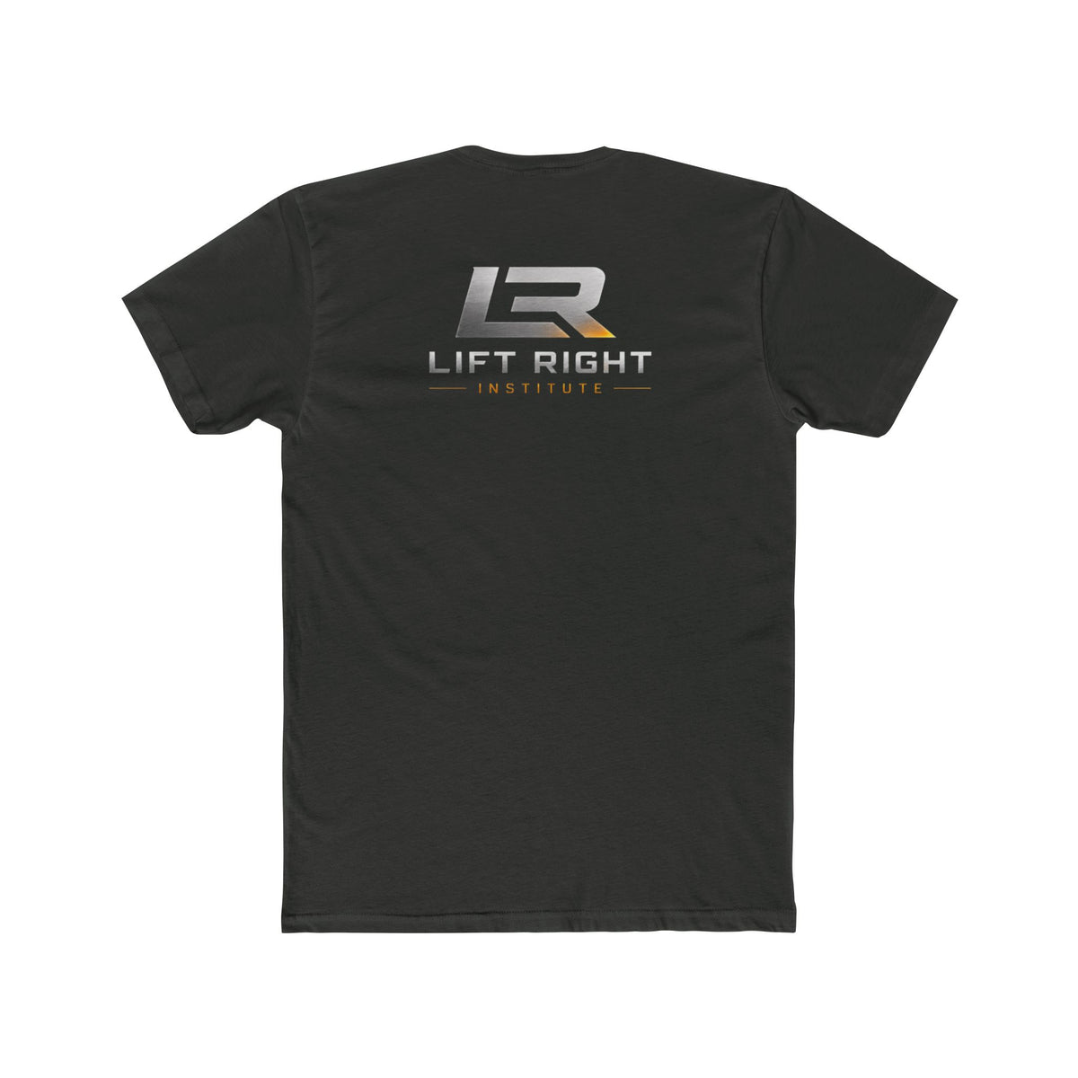 Lift Right Logo T‑Shirt — Fitness Tee with 'LIFT RIGHT' Front & Back Design