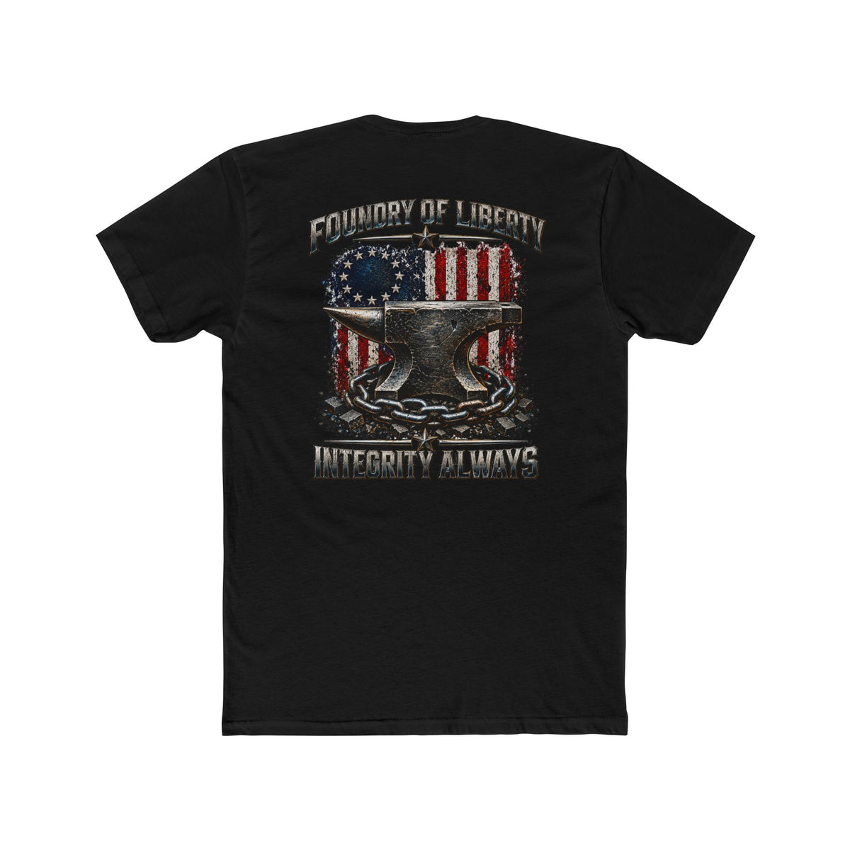 Freedom & Liberty American Flag Graphic T-Shirt