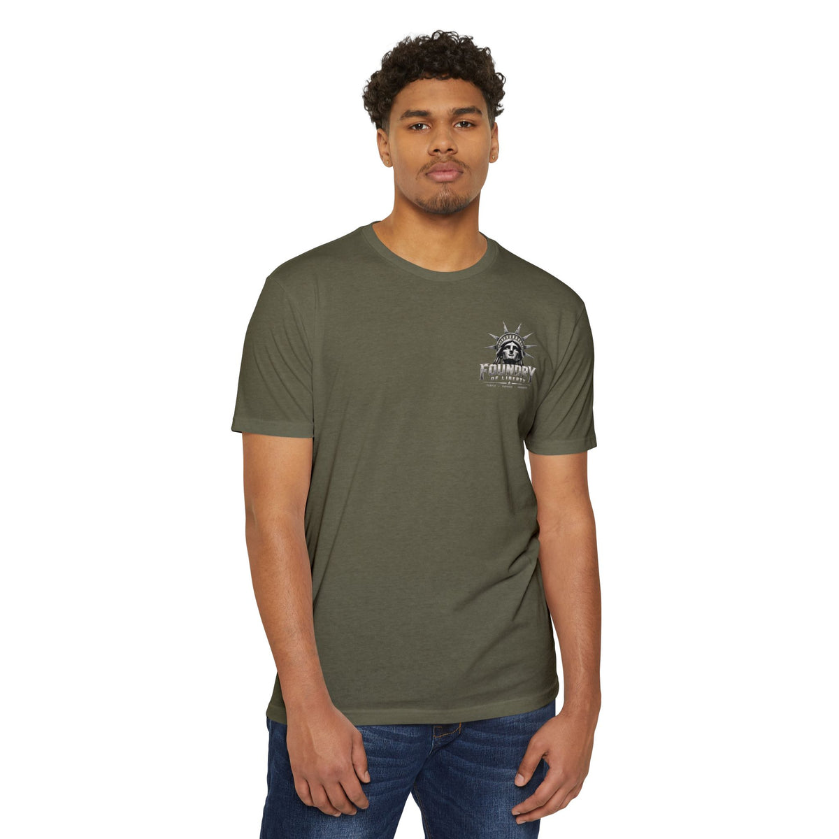 Foundry of Liberty Eagle T-Shirt – "Be The Change" Patriotic Tee
