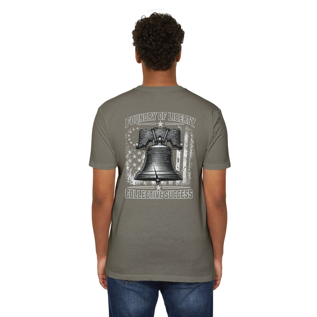 Foundry of Liberty "Collective Success" Bell T-Shirt — "Foundry of Liberty" Patriotic Graphic Tee