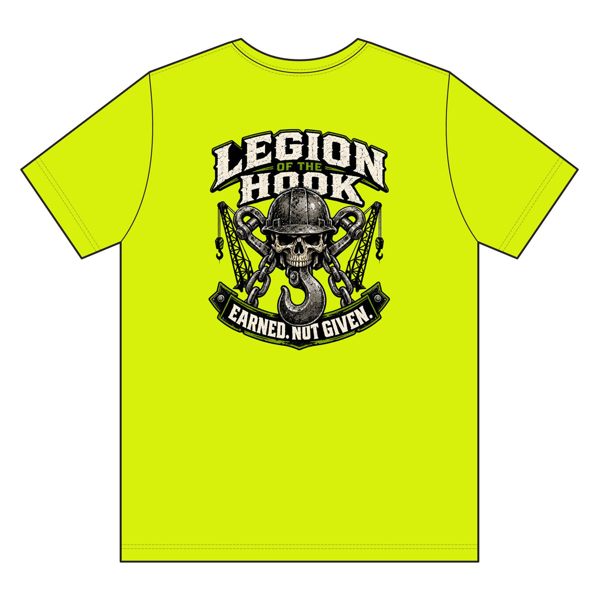 Safety Orange T-Shirt with Legion of the Hook Pocket Logo