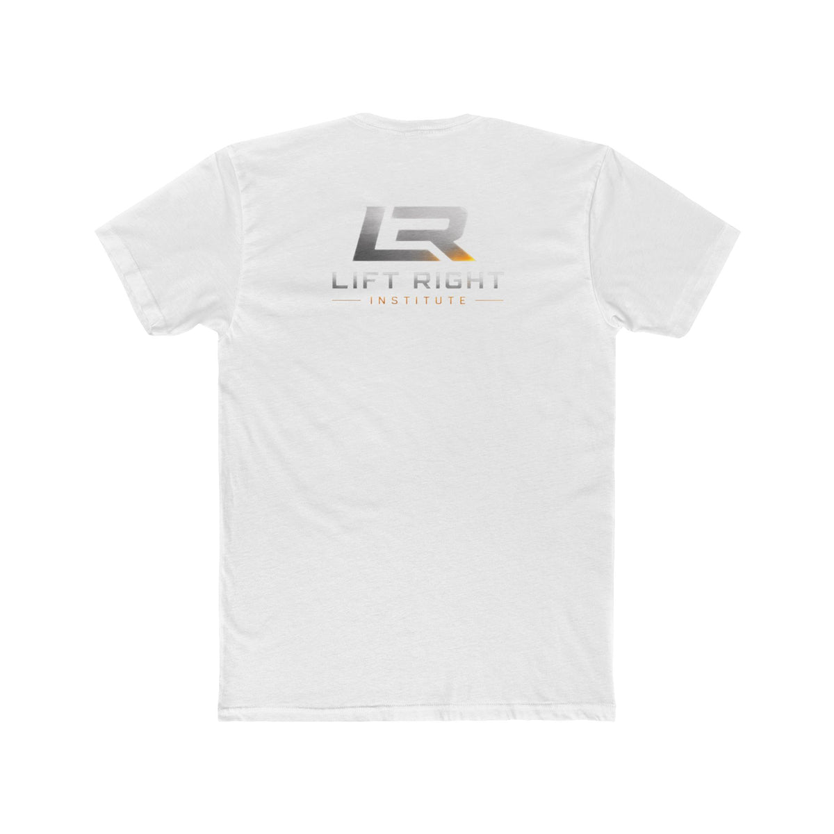 Lift Right Logo T‑Shirt — Fitness Tee with 'LIFT RIGHT' Front & Back Design