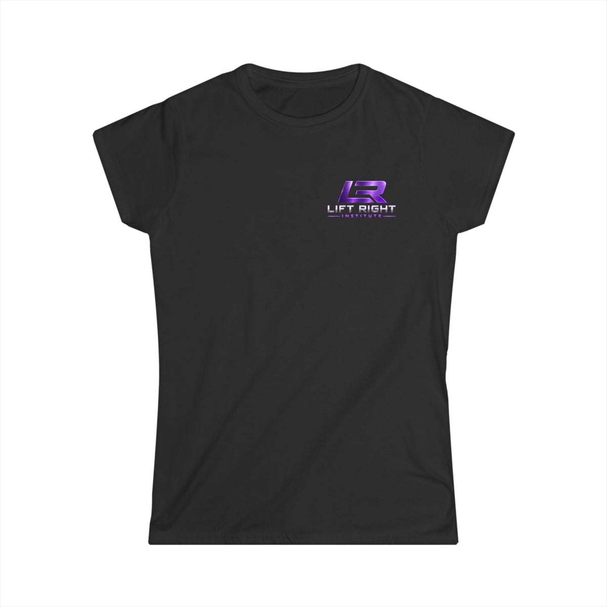 Women's Tee — Classic Black Softstyle Crewneck
