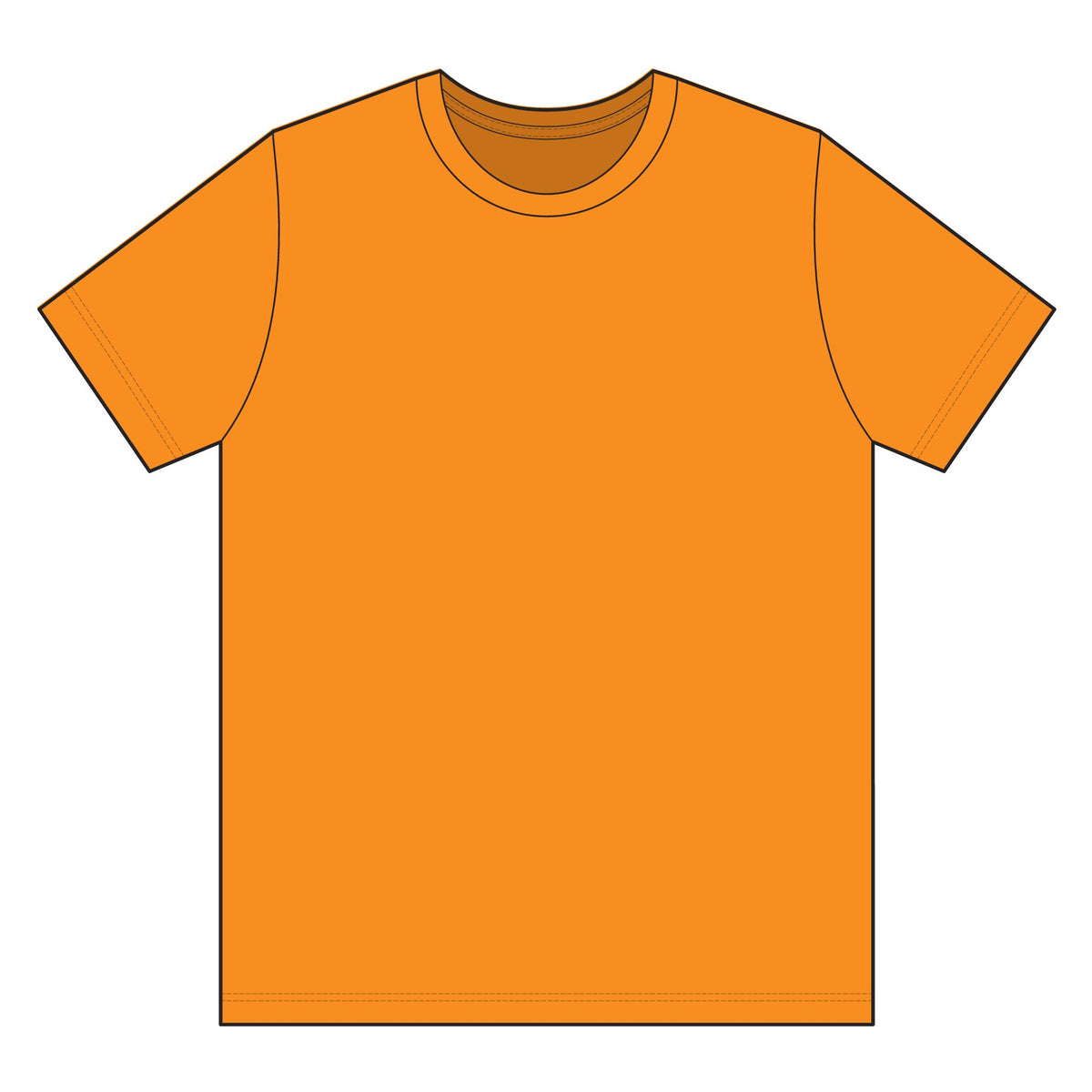 Safety Orange T-Shirt with Legion of the Hook Pocket Logo