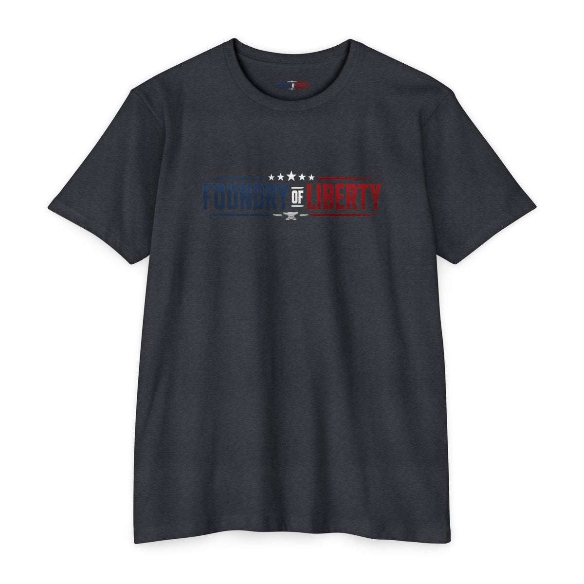 Foundry Liberty T‑Shirt — “Be the Change You Wish to See” Statue of Liberty Graphic