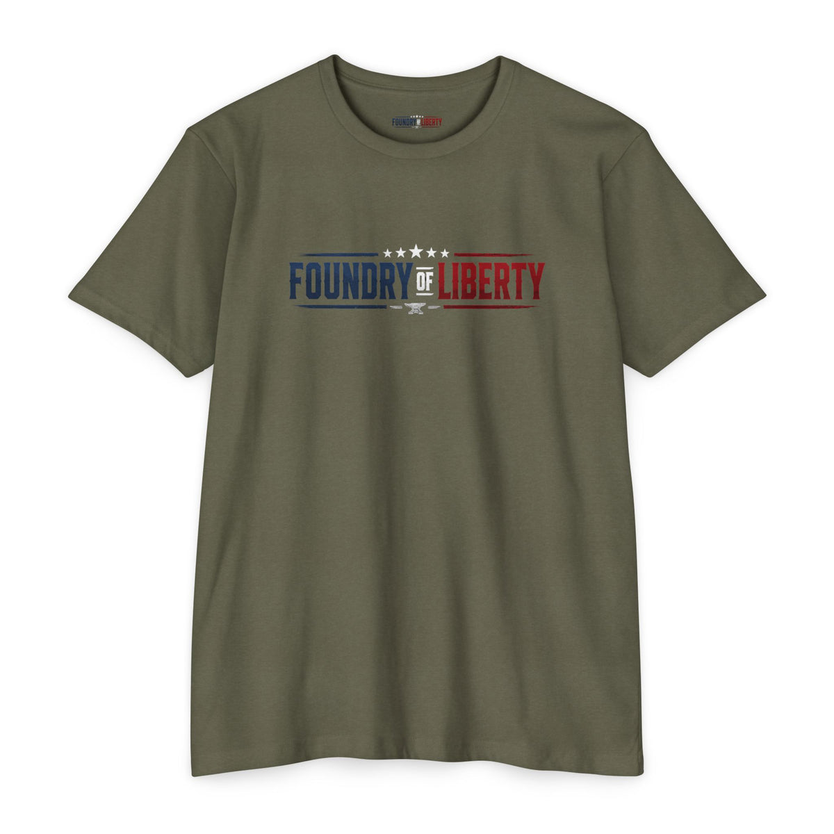 Foundry Liberty T‑Shirt — “Be the Change You Wish to See” Statue of Liberty Graphic