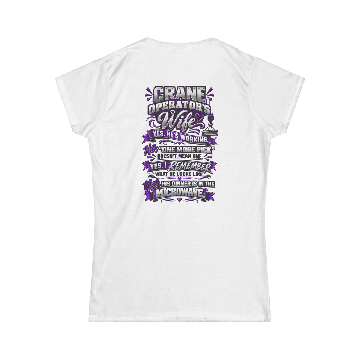 Women's Softstyle Tee - Classic White Crewneck T-Shirt