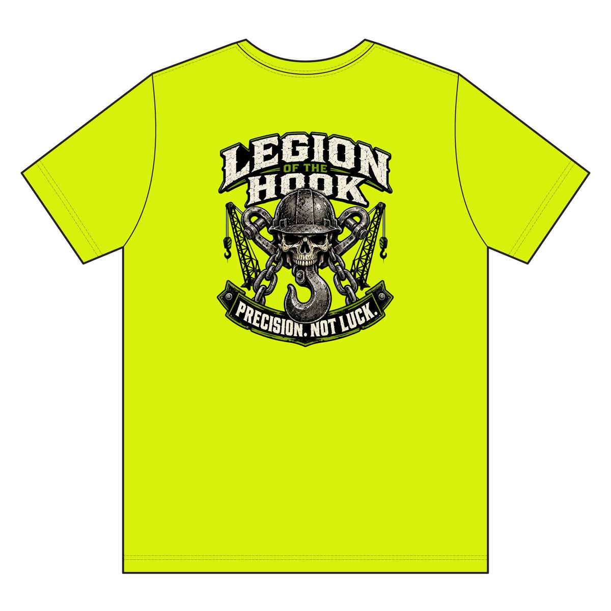 Safety Orange Tee with Legion of the Hook Pocket Patch