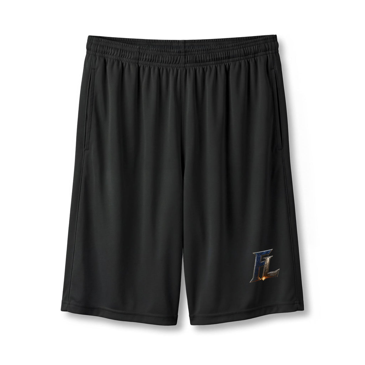 Athletic 7" Pocketed Performance Shorts — Small 'FL' Logo