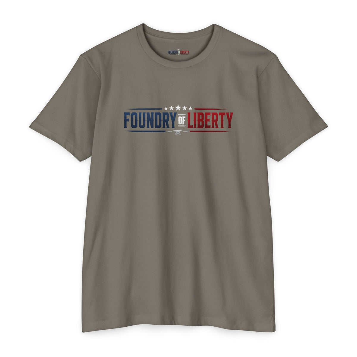 Foundry Liberty T‑Shirt — “Be the Change You Wish to See” Statue of Liberty Graphic