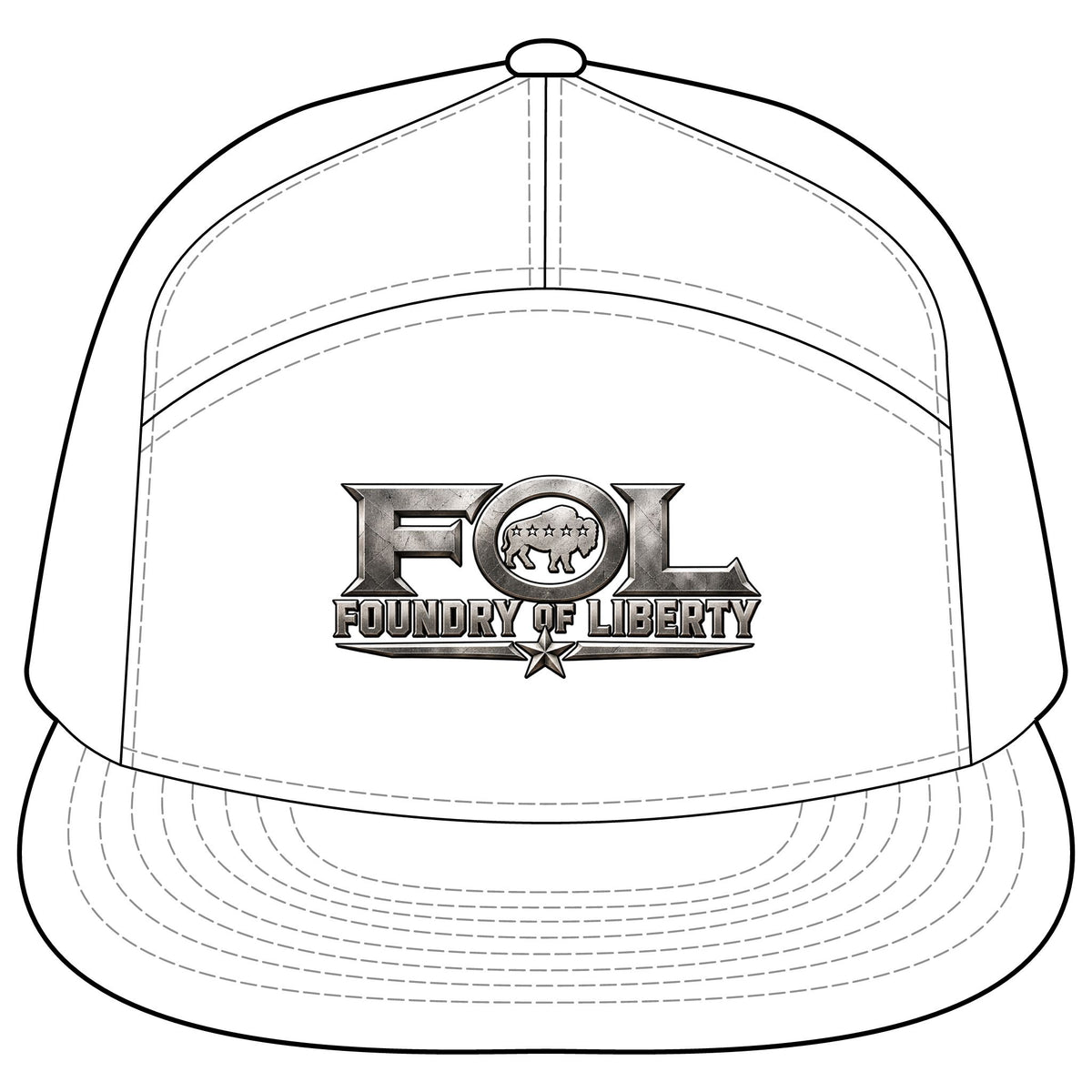 FOL Foundry of Liberty Flatbill Cap