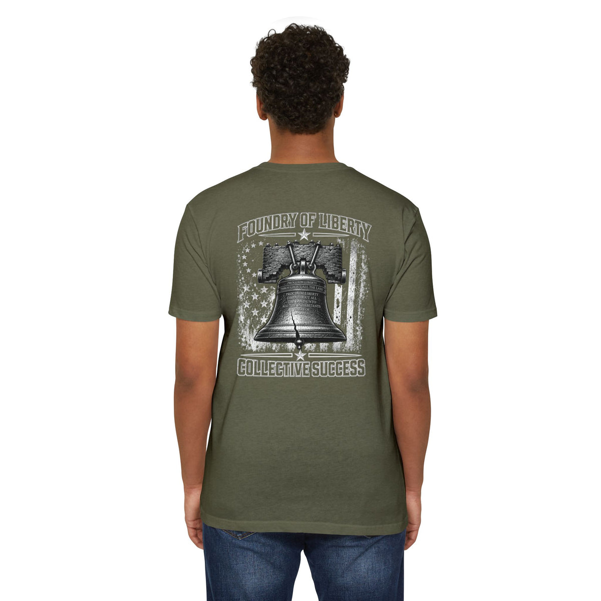 Foundry of Liberty "Collective Success" Bell T-Shirt — "Foundry of Liberty" Patriotic Graphic Tee