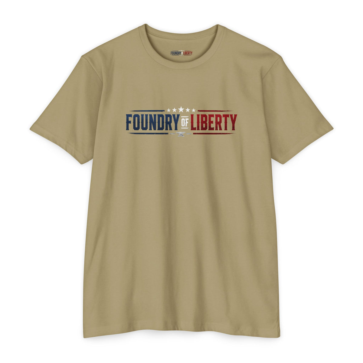 Foundry Liberty T‑Shirt — “Be the Change You Wish to See” Statue of Liberty Graphic