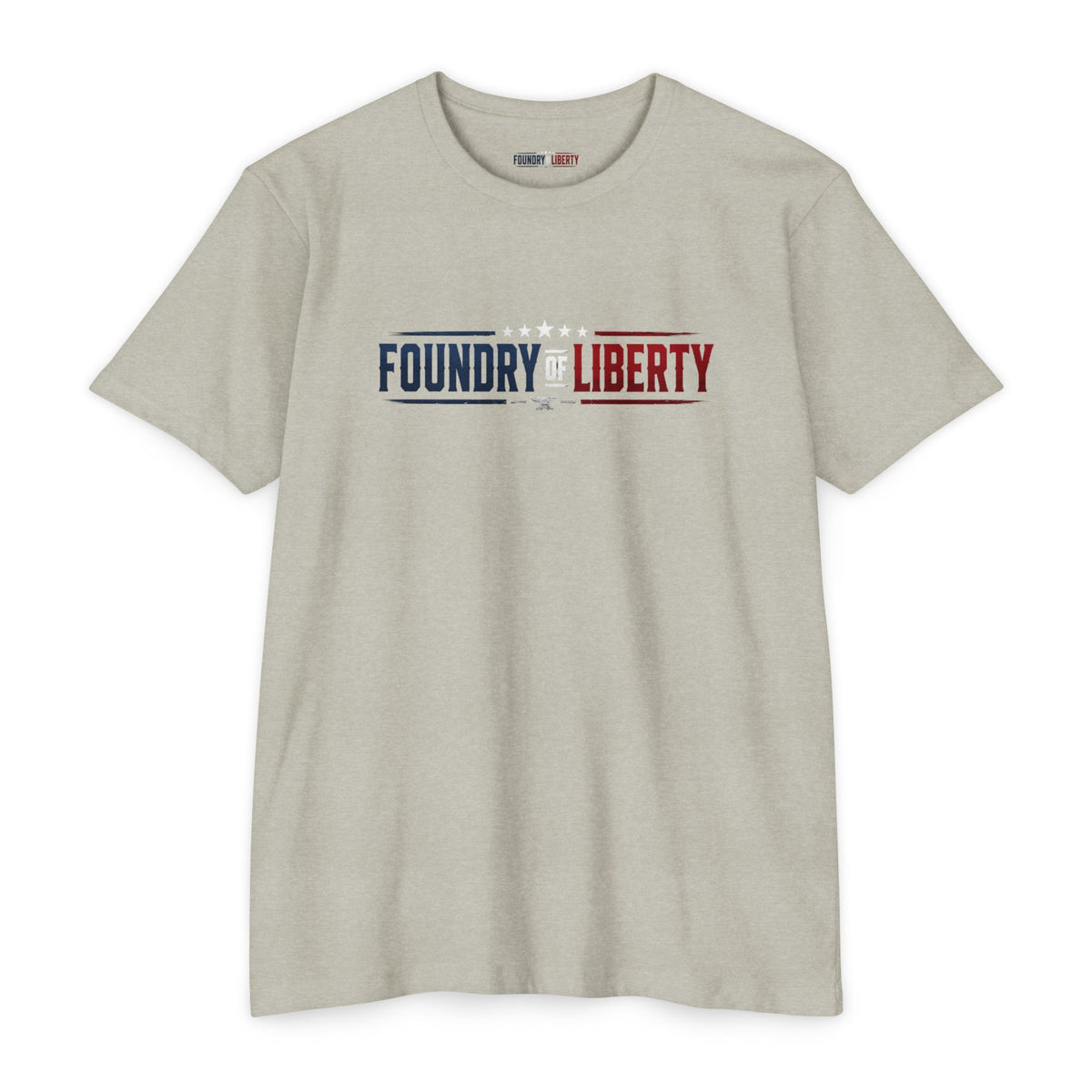 Foundry Liberty T‑Shirt — “Be the Change You Wish to See” Statue of Liberty Graphic