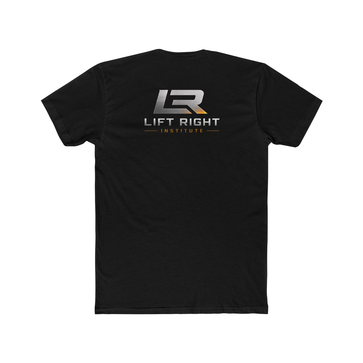 Lift Right Logo T‑Shirt — Fitness Tee with 'LIFT RIGHT' Front & Back Design